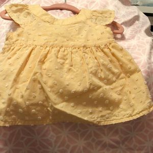 Yellow/gold dress with bloomers
